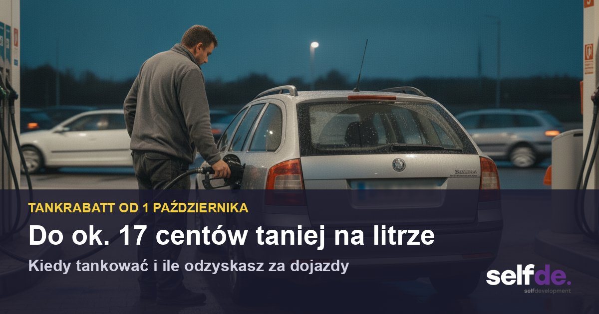 Tankrabatt 2026: tańsze paliwo w Niemczech