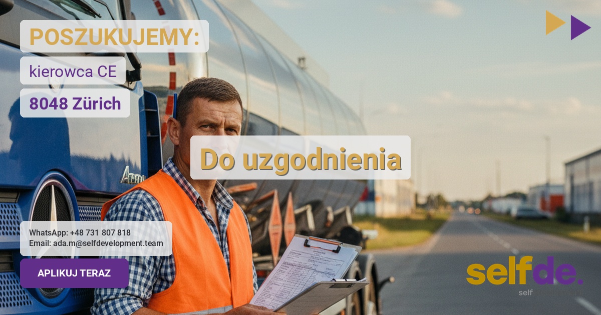 Praca jako kierowca kat. C+E w Szwajcaria