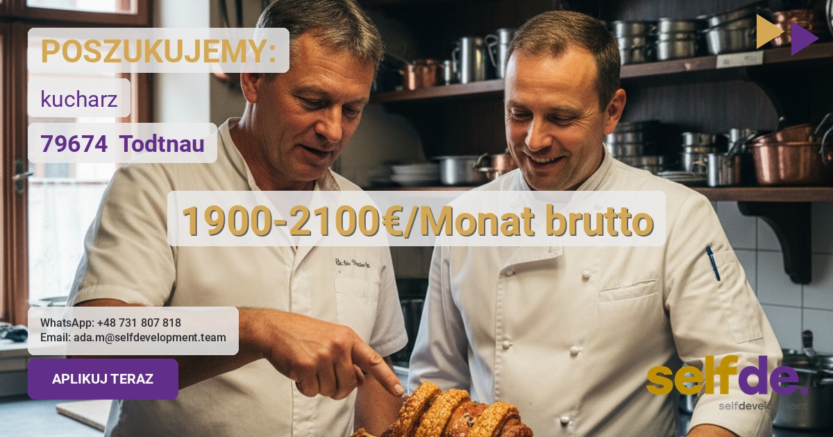 Praca jako kelner w Badenia