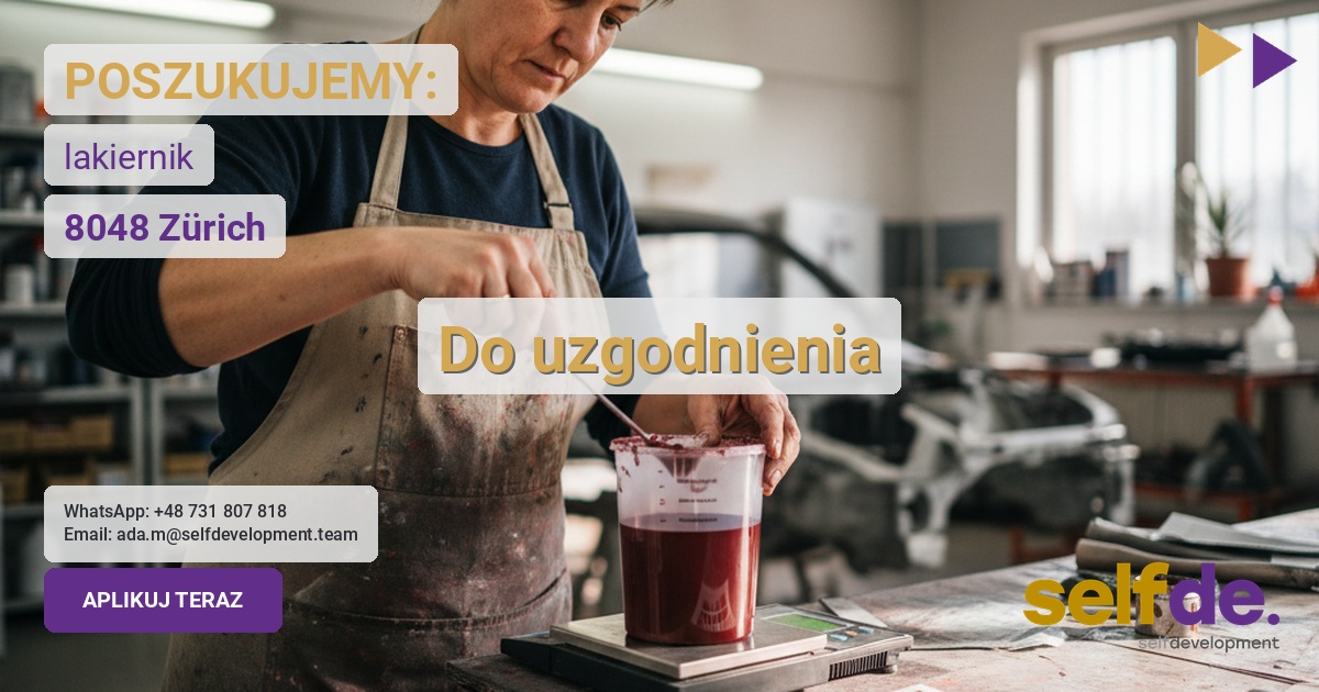 Praca jako lakiernik w Szwajcaria