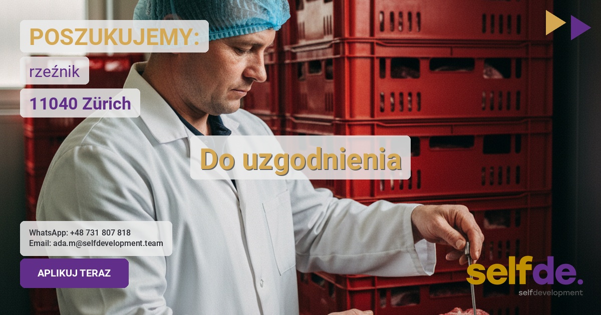 Praca jako rzeźnik w 11040 Zürich - praca w Zürich