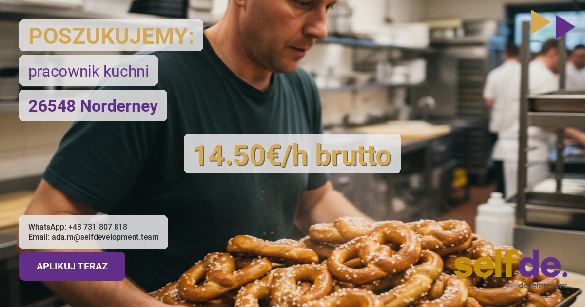 Praca jako kucharz w Norderney