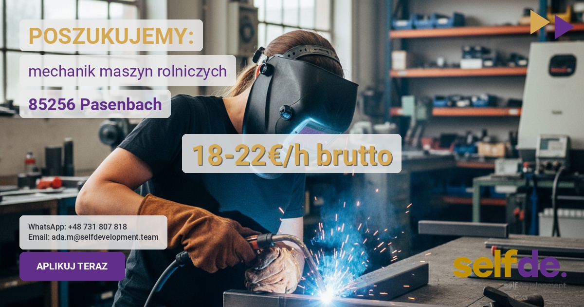 Praca jako ślusarz w Starsiedel