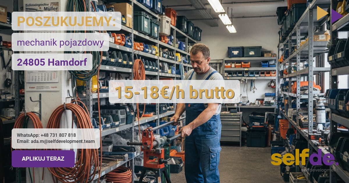 Praca jako elektryk/instalator w 24805 Hamdorf - praca w Hamdorf