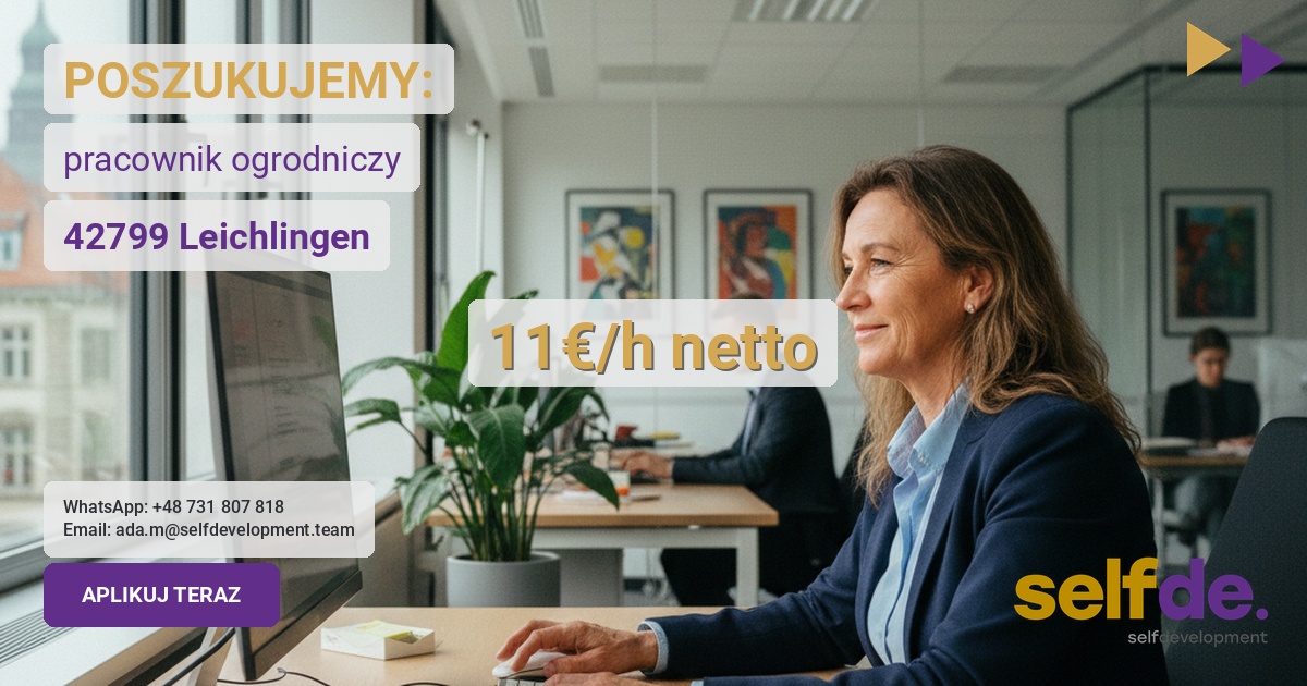 Praca przy zbiorach warzyw w Leichlingen