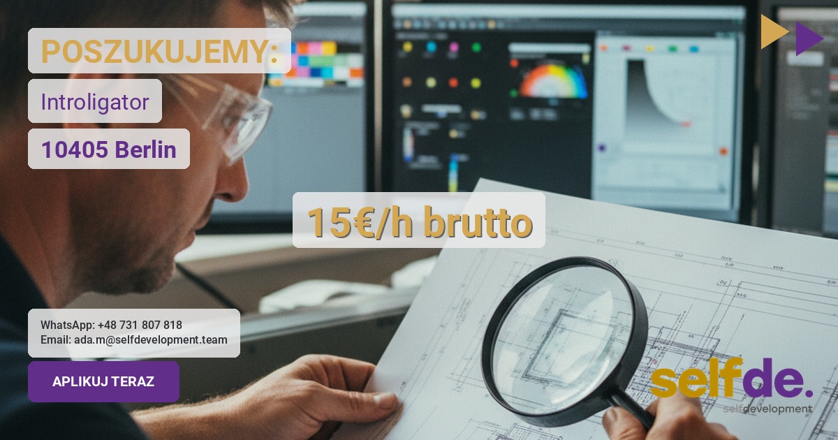 Praca w drukarni w okolicach Berlina