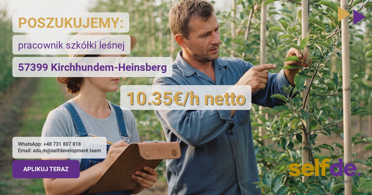 Praca jako pracownik szkółki leśnej w 57399 Kirchhundem-Heinsberg