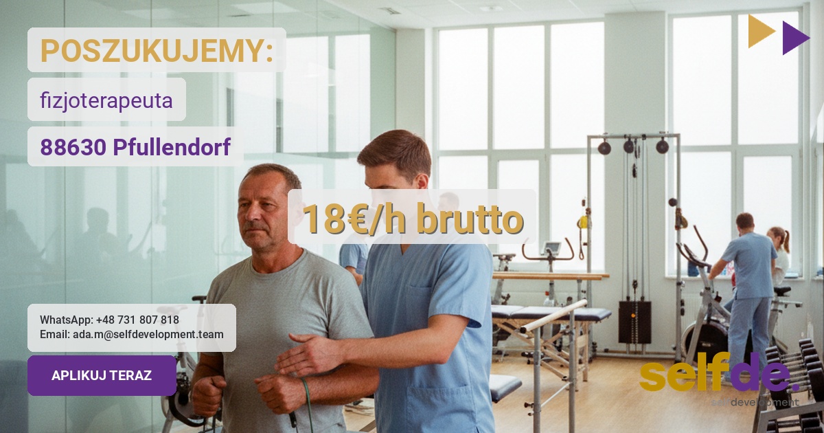 Fizjoterapeuta - Pfullendorf - praca w Pfullendorf