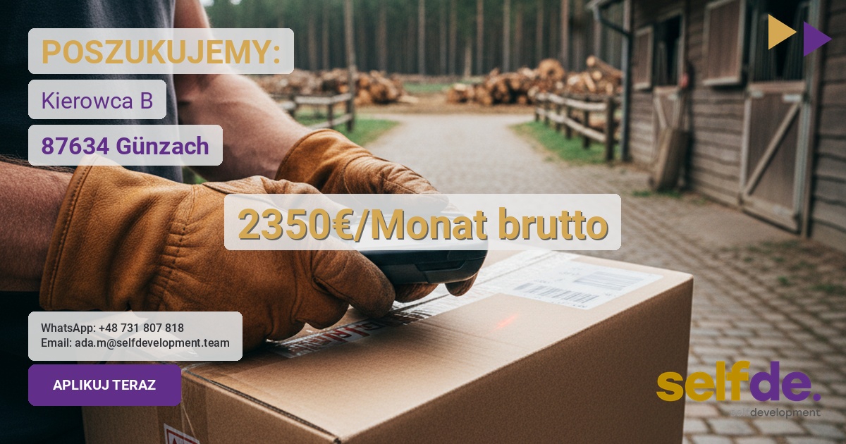 Praca jako kierowca busa w 87634 Günzach