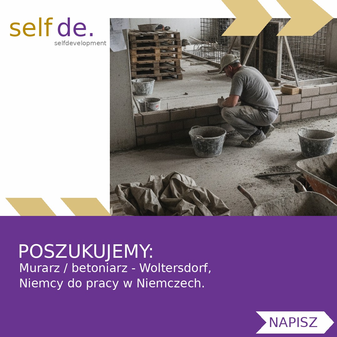 Murarz / betoniarz - Woltersdorf, Niemcy - praca w Woltersdorf, Niemcy