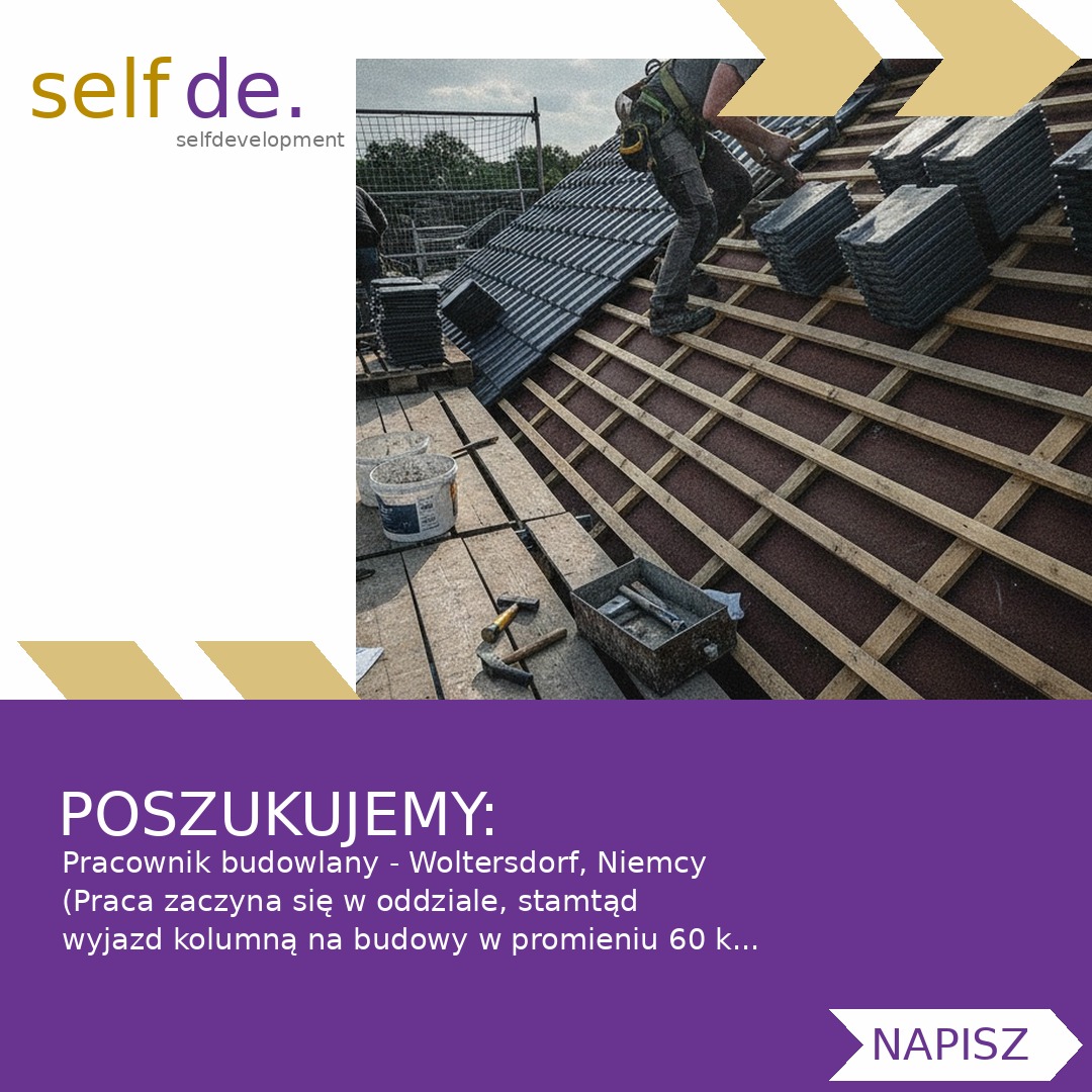Pracownik budowlany - Woltersdorf, Niemcy (Praca zaczyna się w oddziale, stamtąd wyjazd kolumną na budowy w promieniu 60 km). - praca w Woltersdorf, Niemcy (Praca zaczyna się w oddziale, stamtąd wyjazd kolumną na budowy w promieniu 60 km).