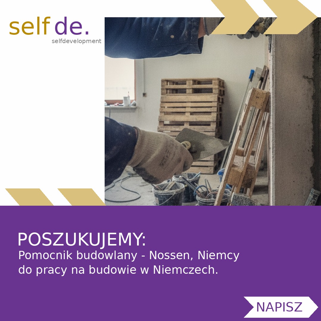 Pomocnik budowlany - Nossen, Niemcy - praca w Nossen, Niemcy