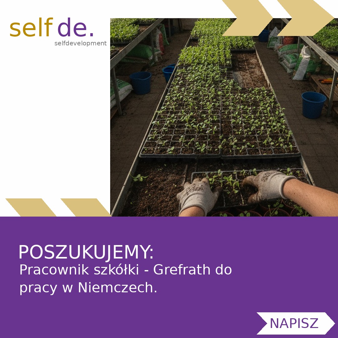 Pracownik szkółki - Grefrath - praca w Grefrath