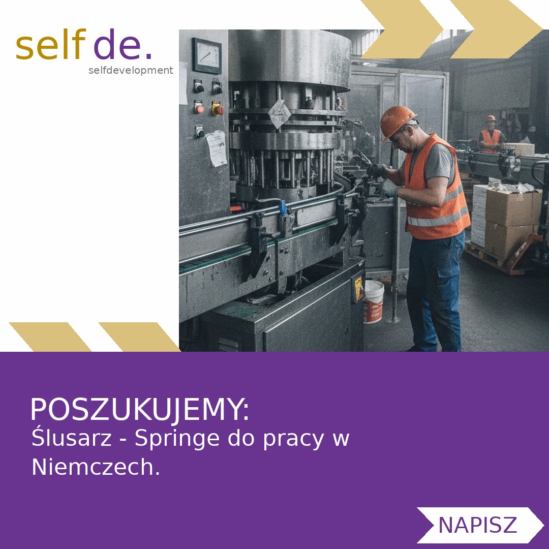 Ślusarz - Springe - praca w Springe