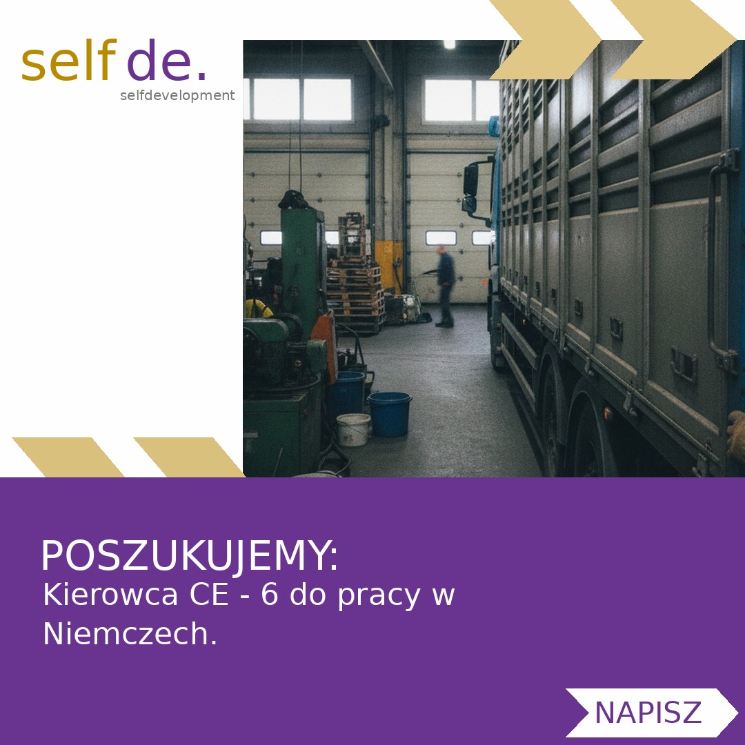 Kierowca CE - 6 - praca w Ermke
