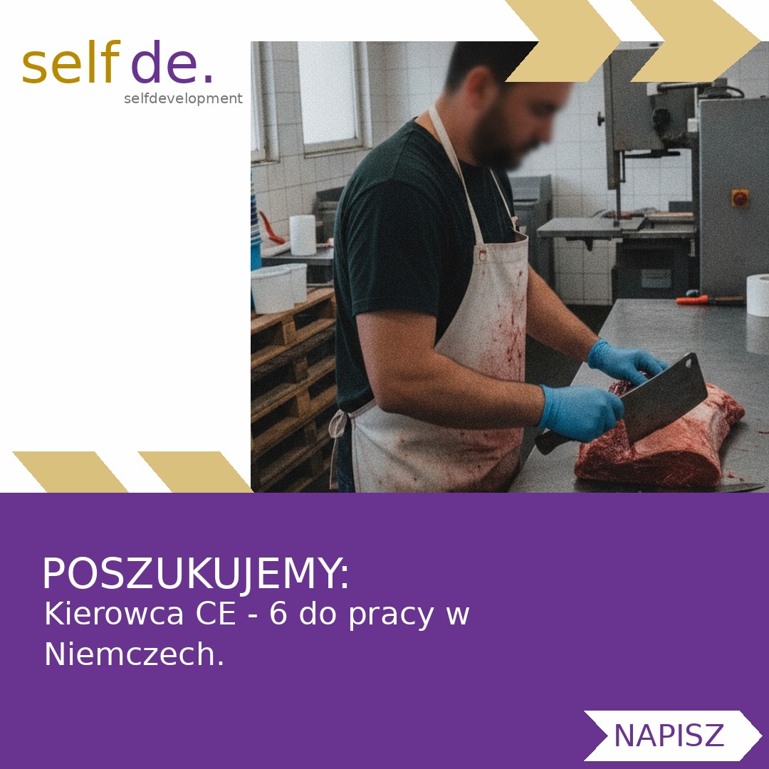 Kierowca CE - 6 - praca w Ermke