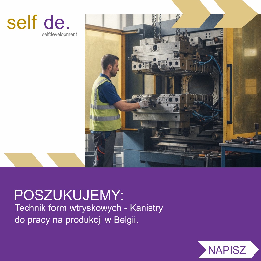 Technik form wtryskowych - kanistry - Rejon Flamandzki, Belgia - praca w Rejon Flamandzki, Belgia