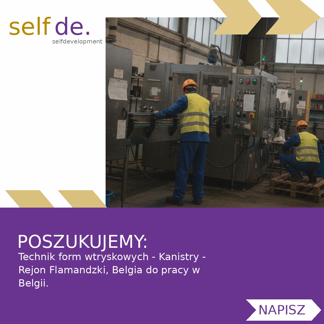 Technik form wtryskowych - Kanistry - Rejon Flamandzki, Belgia - praca w Rejon Flamandzki, Belgia