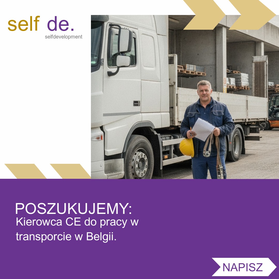 Kierowca CE - Rejon Flamandzki, Belgia - praca w Rejon Flamandzki, Belgia