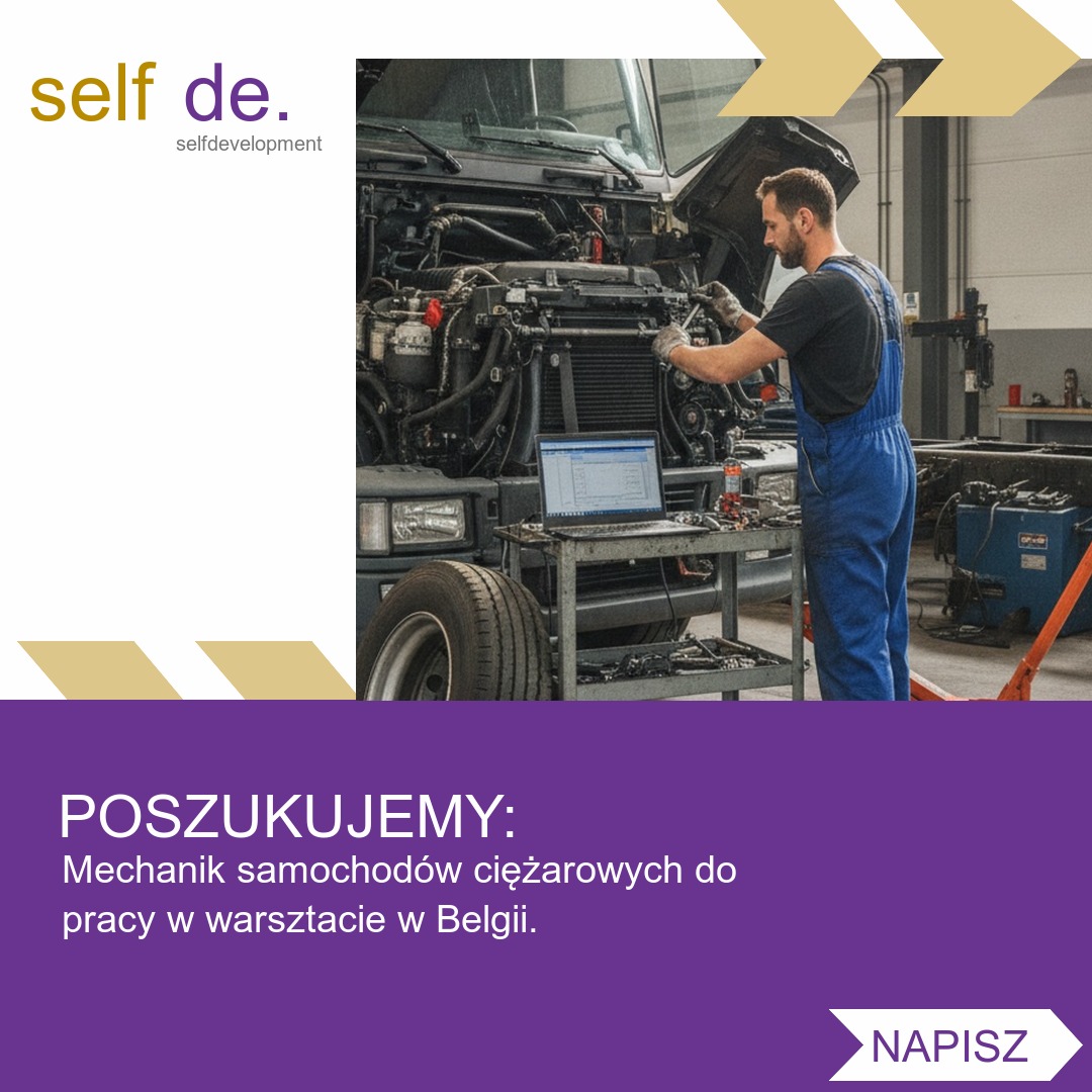 Mechanik - Belgia - praca w Belgia
