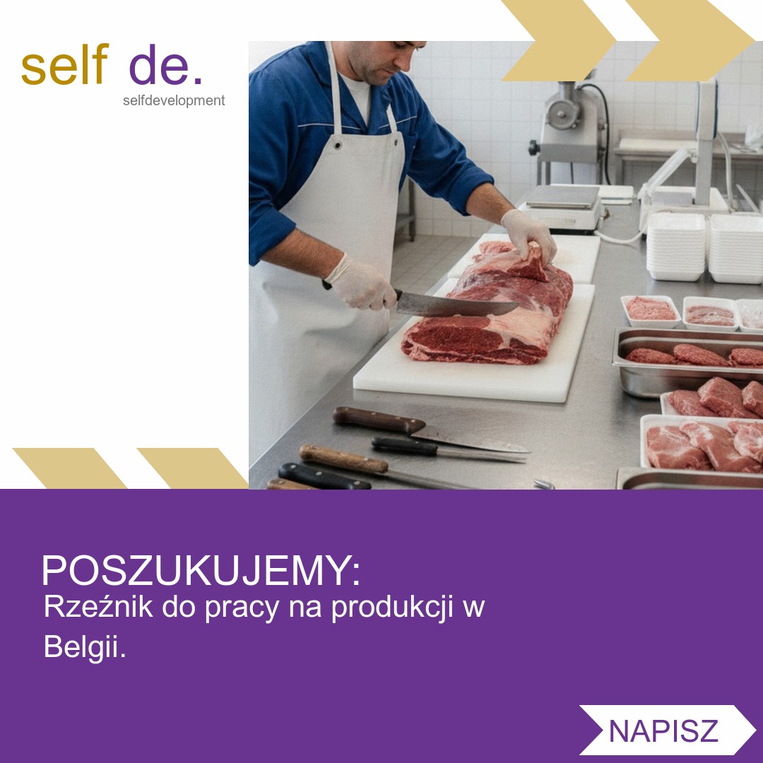Rzeźnik - Belgia - praca w Belgia