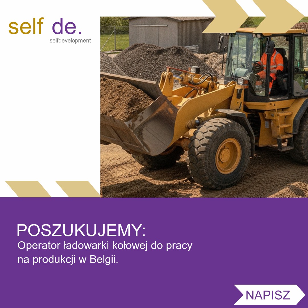 Operator ładowarki kołowej - Belgia - praca w Belgia