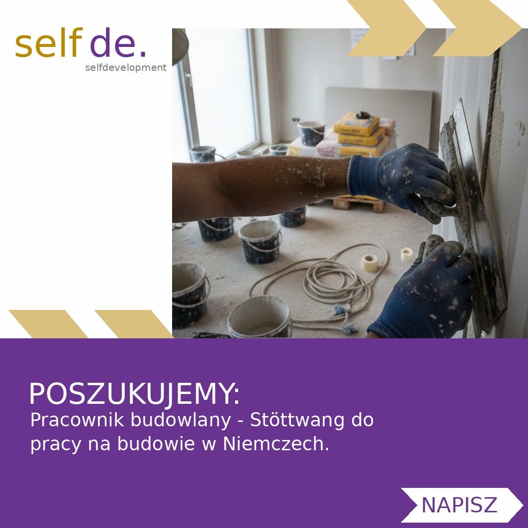 Pracownik budowlany - Stöttwang - praca w Stöttwang
