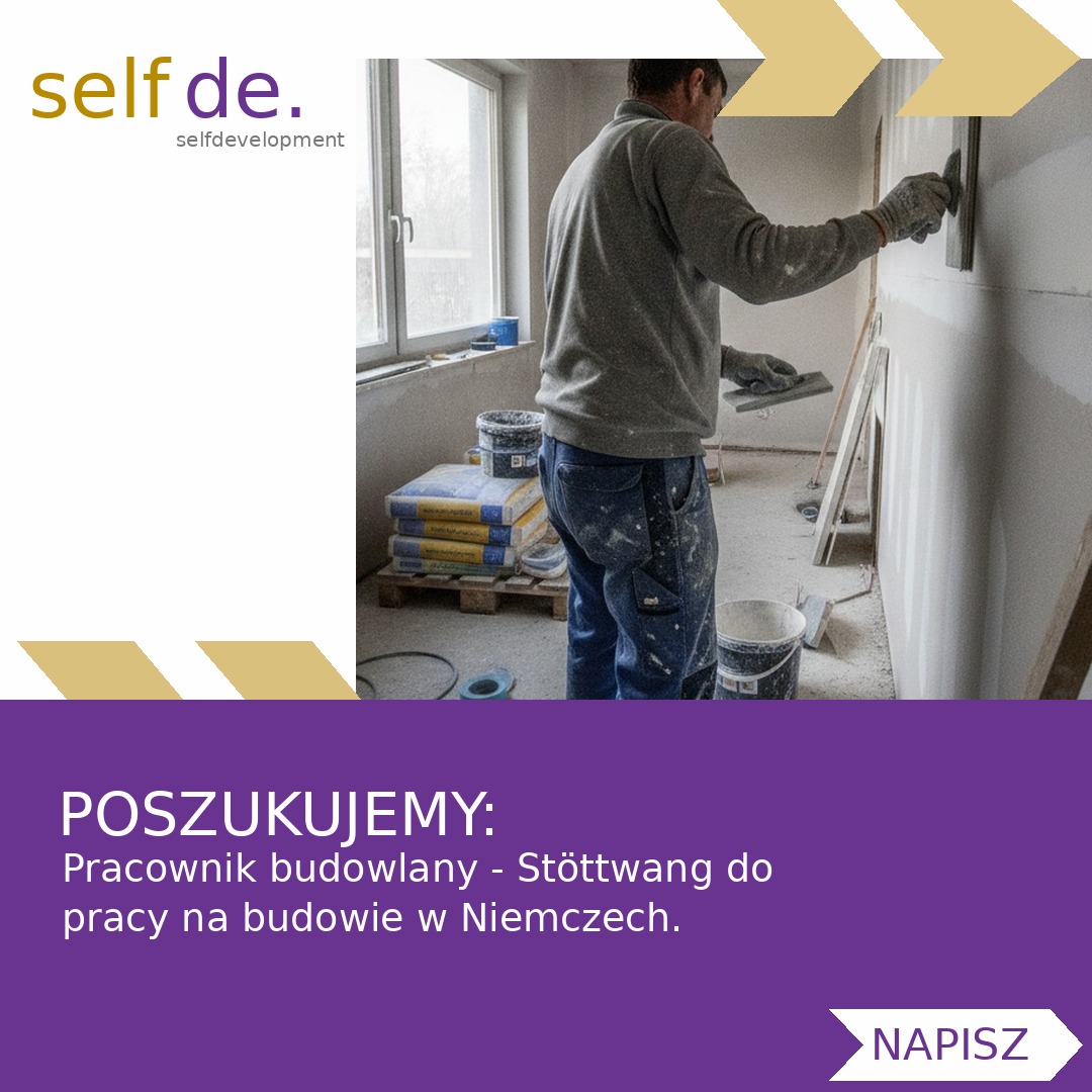 Pracownik budowlany - Stöttwang - praca w Stöttwang
