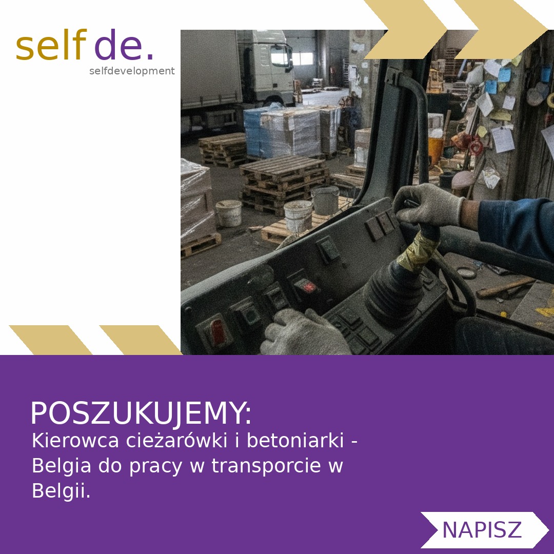 Kierowca cieżarówki i betoniarki - Belgia - praca w Belgia