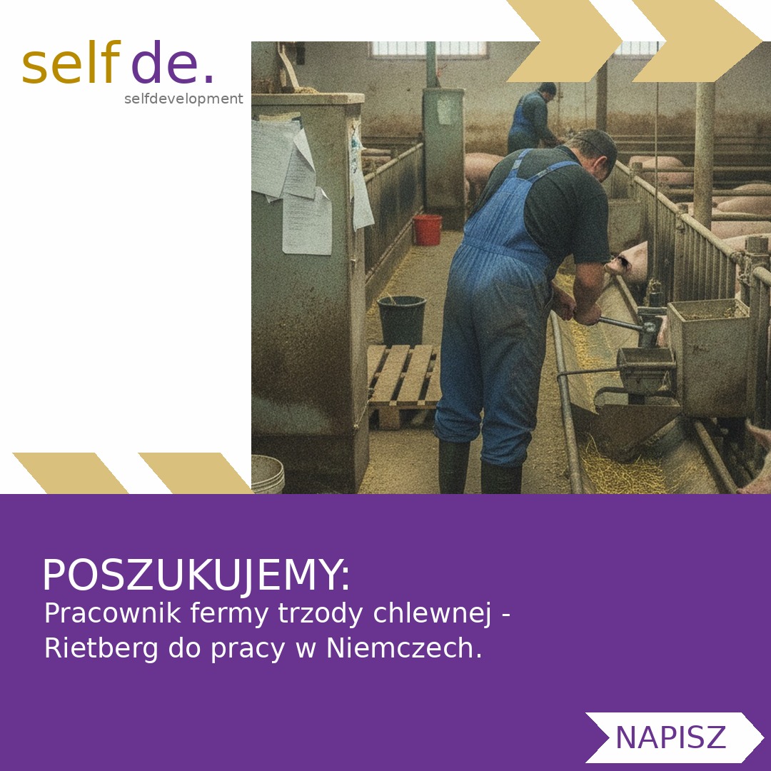 Pracownik fermy trzody chlewnej - Rietberg - praca w Rietberg