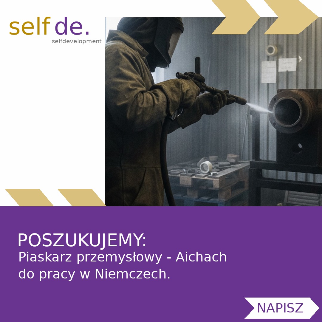 Piaskarz przemysłowy - Aichach - praca w Aichach