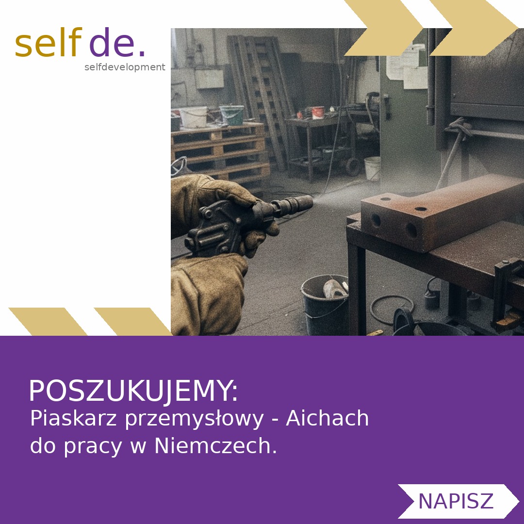 Piaskarz przemysłowy - Aichach - praca w Aichach