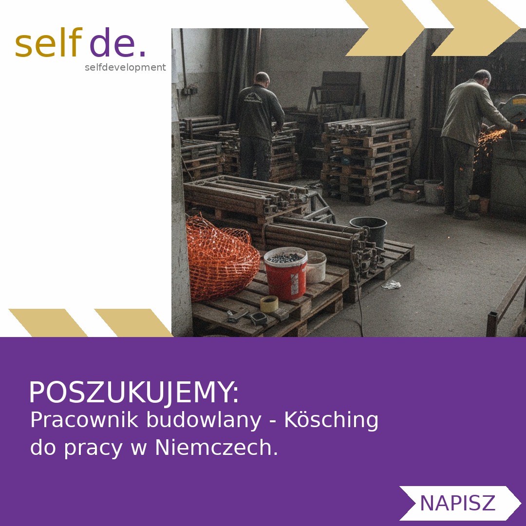 Pracownik budowlany - Kösching - praca w Kösching