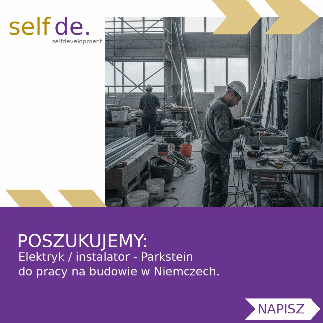 Elektryk / instalator - Parkstein - praca w Parkstein
