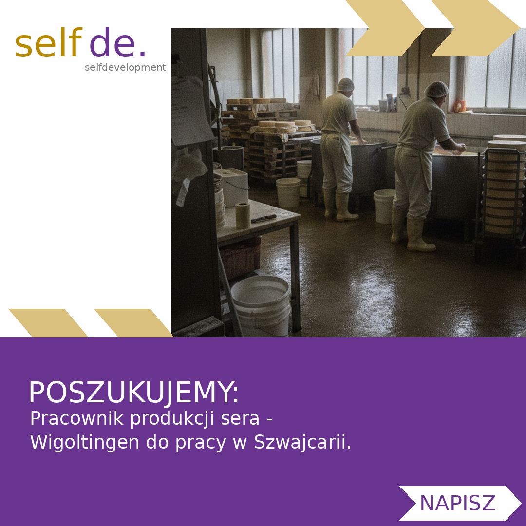 Pracownik produkcji sera - Wigoltingen - praca w Wigoltingen