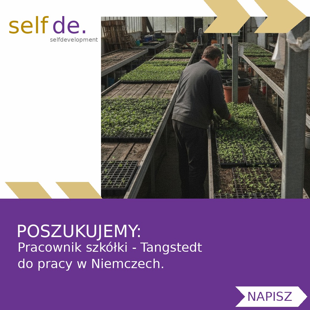 Pracownik szkółki - Tangstedt - praca w Tangstedt