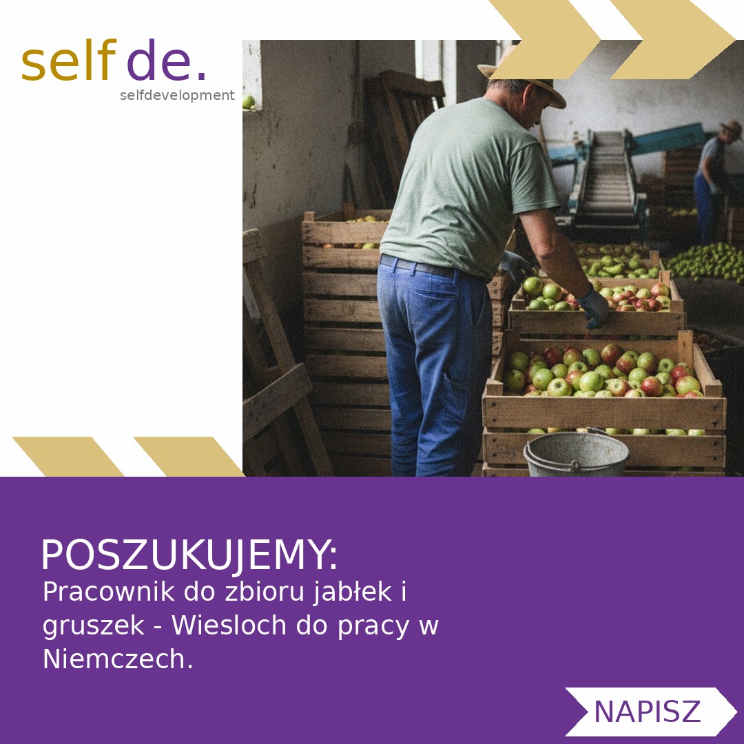 Pracownik do zbioru jabłek i gruszek - Wiesloch - praca w Wiesloch