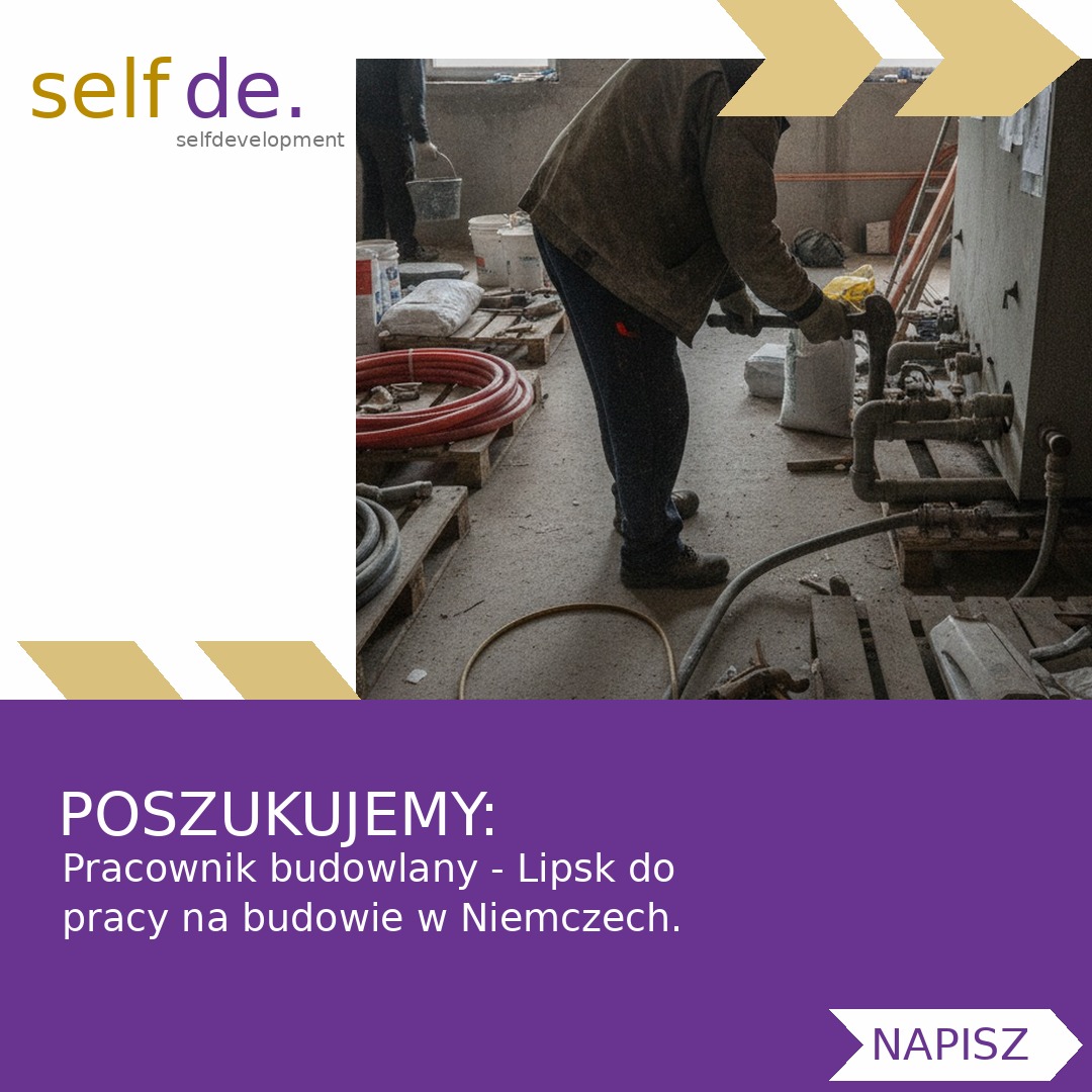 Pracownik budowlany - Lipsk - praca w Lipsk