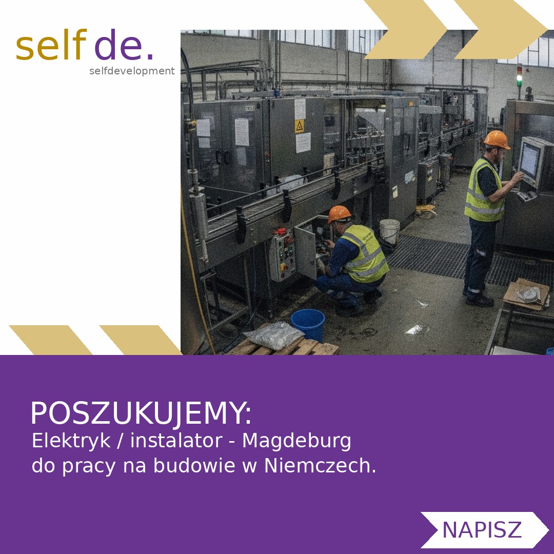 Elektryk / instalator - Magdeburg - praca w Magdeburg