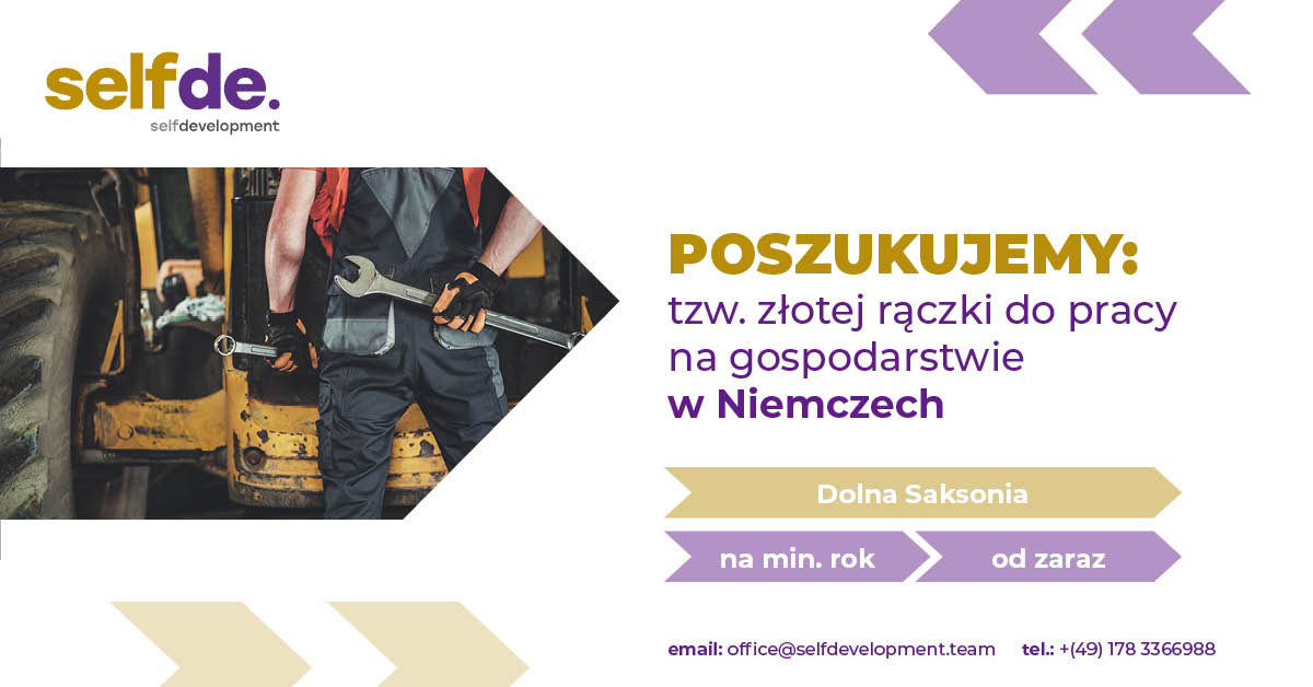 praca na gospodarstwie w Niemczech